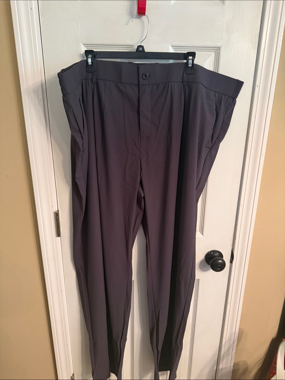 Men's Classic Grey Dress Pants - Straight Fit size 4XL